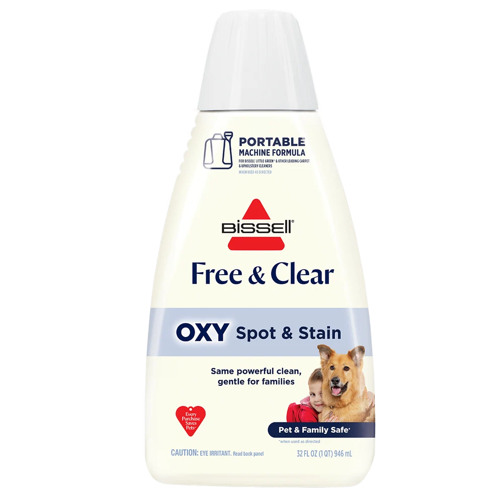 Little Green™ Pet OXY Free & Clear Formula for Portable Carpet Cleaners