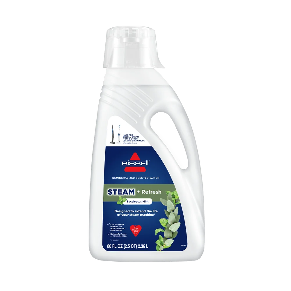 Eucalyptus Mint Demineralized Water for Steam Mops (80 oz.)